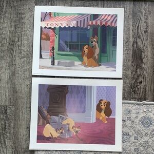 Disney 1998 Lady & The Tramp Lithographs